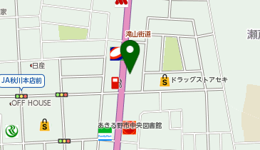 新車市場秋川店 有限会社岡野自動車の地図画像