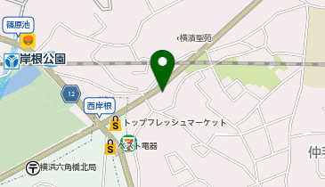 横浜岸根公園駅前店 トキワ自動車工業有限会社の地図画像