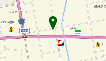 新車市場 インター展示場 夢カーショップの地図画像