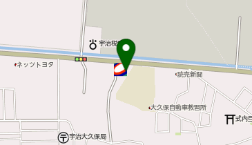 新車市場 京都宇治店 南京都自動車産業(株)の地図画像