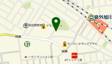 新車市場 秋田泉店 株式会社秋田自動車興業の地図画像