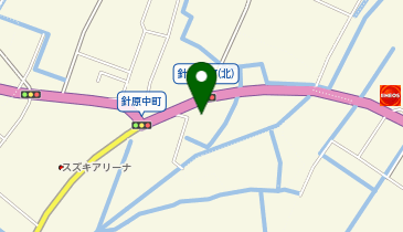 新車市場 富山針原 トラスティンの地図画像