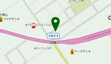 新車市場岩見沢大和 (有)秋元自動車工業の地図画像