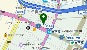 総合健診センターヘルチェック 日本橋センターの地図画像