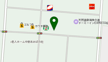 天下鳥ます 仙台港店の地図画像