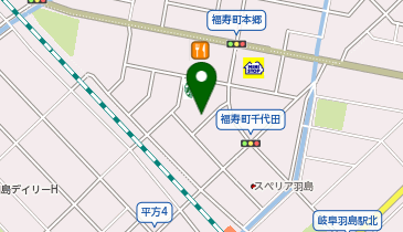 麺屋こころ とんこつ本舗 羽島店の地図画像
