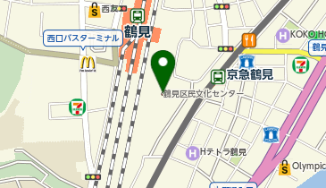 KOKORO TOKYO MAZESOBA Tsurumiの地図画像