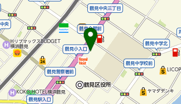 ココファン横浜鶴見の地図画像