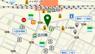 アイプリモ 立川店の地図画像