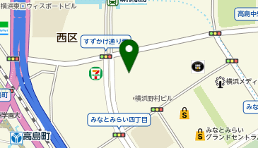 ゴルフパフォーマンス横浜店の地図画像