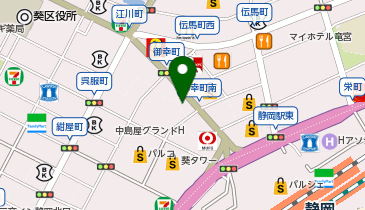 ゴルフパフォーマンス静岡店の地図画像