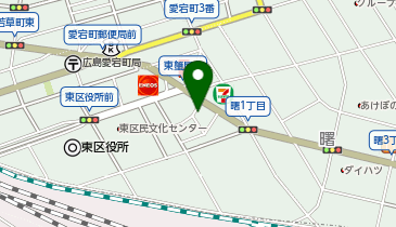 ゴルフパフォーマンス広島店の地図画像