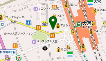 スパゲッティーのパンチョ 大宮店の地図画像