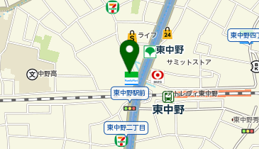 スパゲッティーのパンチョ 東中野店の地図画像