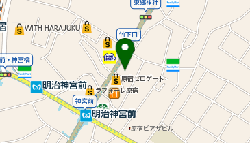 ねぎし 原宿店の地図画像