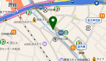 デリキッチン渋谷3丁目店の地図画像