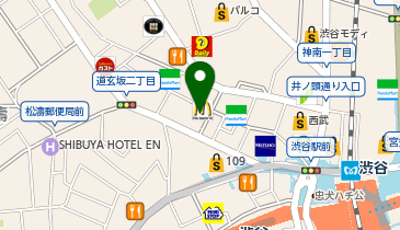 ねぎし 渋谷センター街店の地図画像