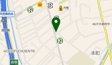 ミツボシカラアゲ FUCHU-TENの地図画像