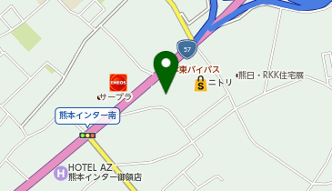 ライコランド 熊本インター店の地図画像