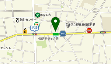 24時間コインランドリーラクーン 沼袋店の地図画像