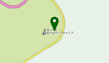 モンベル 五ケ山ベースキャンプの地図画像