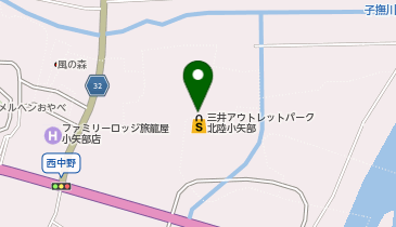 モンベル 小矢部店の地図画像