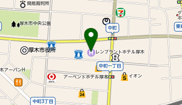 リエベ レンブラントホテル厚木の地図画像