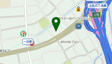 和食しゃぶしゃぶ かごの屋 一社東山通店の地図画像