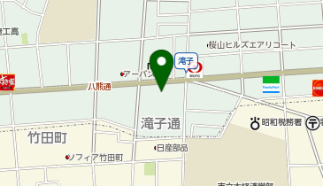 和食しゃぶしゃぶ かごの屋 桜山滝子店の地図画像