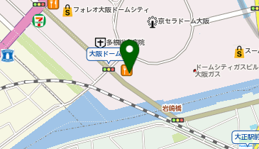 和食しゃぶしゃぶ かごの屋 大阪ドームシティ店の地図画像