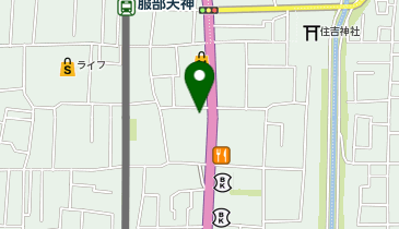 和食しゃぶしゃぶ かごの屋 服部店の地図画像