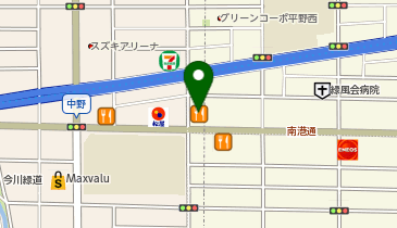 和食しゃぶしゃぶ かごの屋 平野区役所西店の地図画像