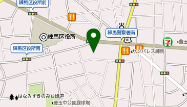 和食しゃぶしゃぶ かごの屋 練馬区役所前店の地図画像