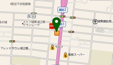 和食しゃぶしゃぶ かごの屋 深江橋店の地図画像