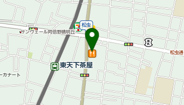 和食しゃぶしゃぶ かごの屋 阿倍野王子町店の地図画像