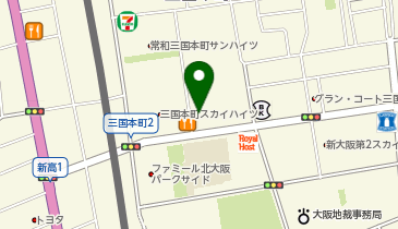 和食しゃぶしゃぶ かごの屋 三国本町店の地図画像