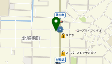 和食しゃぶしゃぶ かごの屋 くずは店の地図画像