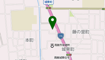 和食しゃぶしゃぶ かごの屋 高槻城東店の地図画像