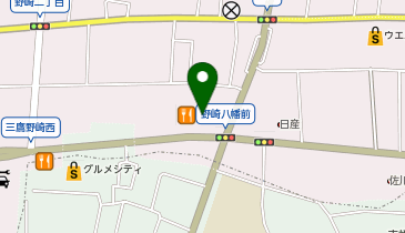 和食しゃぶしゃぶ かごの屋 三鷹野崎店の地図画像
