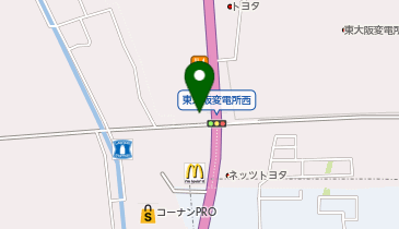 コッペ田島 大東店の地図画像