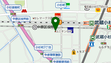ふりそで工房 ユニオンビルの地図画像