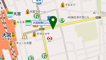 ふりそで工房 大宮東口店の地図画像