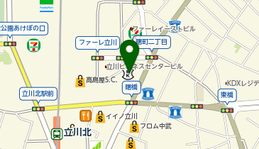 ふりそで工房 me : rise立川 Conference Roomの地図画像