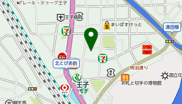 ふりそで工房 BASEMENT MONSTAR王子の地図画像