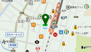 ふりそで工房 CUORE 松戸店の地図画像