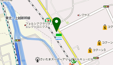 ふりそで工房 東横INNさいたま新都心の地図画像