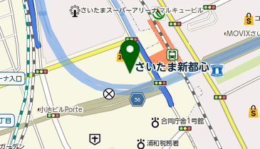 メディカルスキャニング さいたま新都心の地図画像