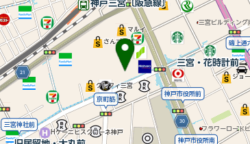 ユザワヤ 神戸店の地図画像