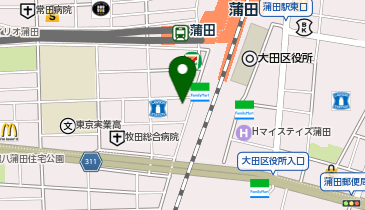ユザワヤ 蒲田店の地図画像