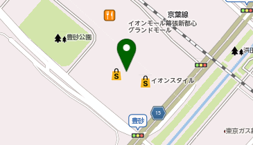 ラフィネ イオンモール幕張新都心店の地図画像